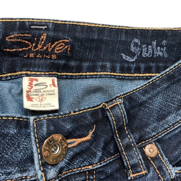 Silver Jeans Suki Size W28 L32 Flare Mid Rise Y2K - Picture 11 of 13